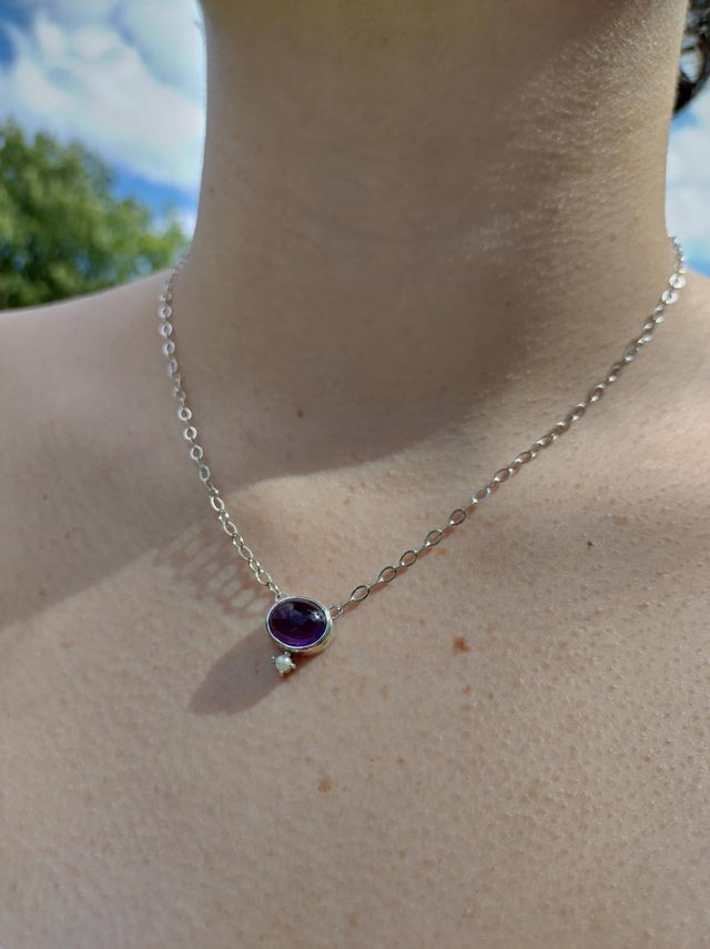 amethyst necklace