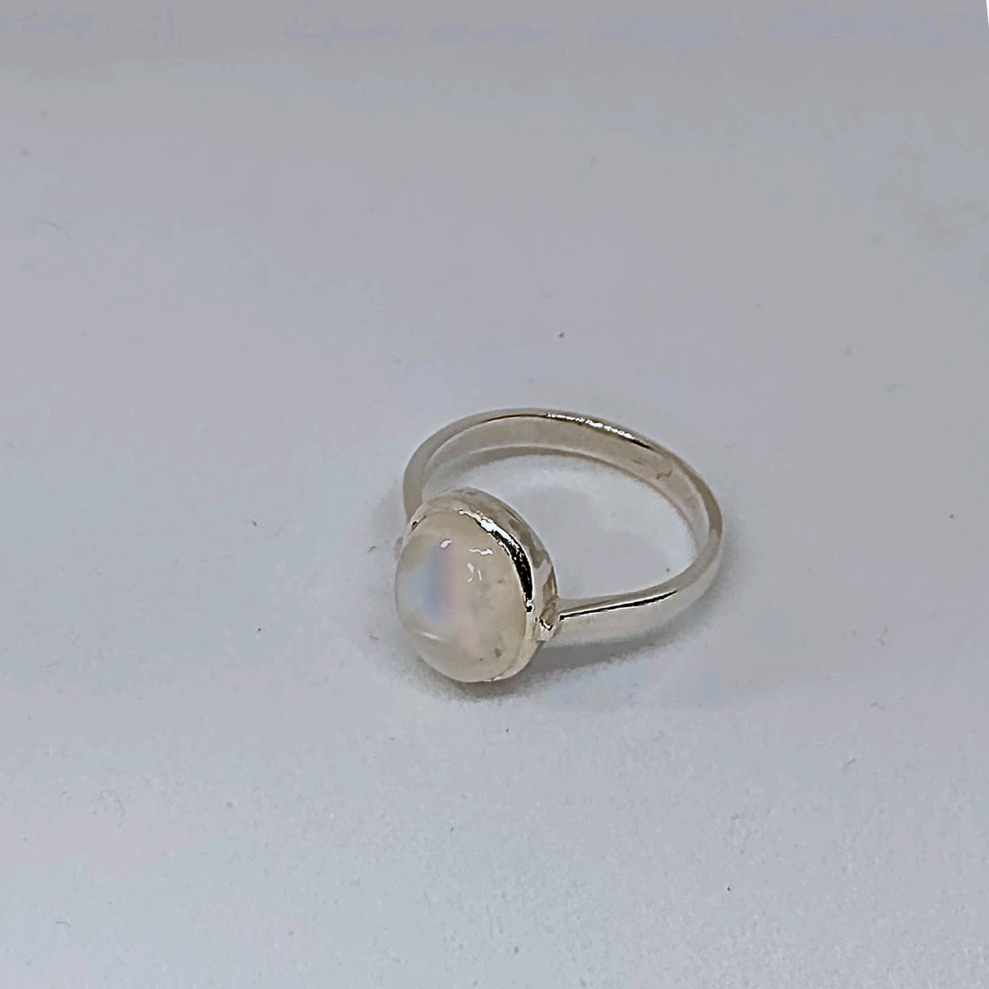 Moonstone Sterling silver ring. Size N
