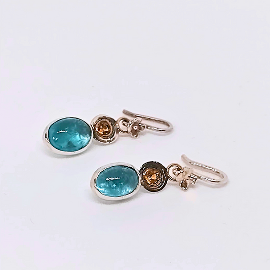 Apatite earrings